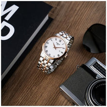 Load image into Gallery viewer, Tissot T Classic Dream Quartz White Dial Two Tone Steel Strap Watch for Men - T129.410.22.013.00