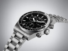 Load image into Gallery viewer, Tissot PR516 Chronograph Black Dial Silver Steel Strap Watch for Men - T149.417.11.051.00