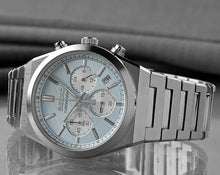Load image into Gallery viewer, Seiko Conceptual Chronograph Ice Blue Dial Silver Steel Strap Watch for Men - SSB459P1