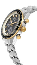 Load image into Gallery viewer, Seiko Prospex Speedtimer Solar Chronograph Black Dial Silver Steel Strap Watch for Men - SSC941