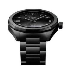 Load image into Gallery viewer, Tissot PRC 100 Solar Quartz Black Dial Black Steel Strap Watch for Men - T151.422.33.051.00