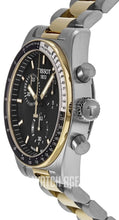 Load image into Gallery viewer, Tissot PR516 Chronograph Black Dial Two Tone Steel Strap Watch for Men - T149.417.22.051.00