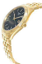 Load image into Gallery viewer, Tissot Ballade Quartz Black Dial Gold Steel Strap Watch for Men - T156.410.33.051.00