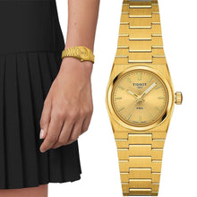 Load image into Gallery viewer, Tissot PRX 25mm Gold DIal Gold Steel Strap Watch for Women - T137.010.33.021.00