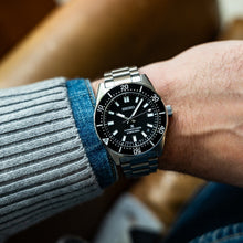 Load image into Gallery viewer, Seiko Prospex 1965 Heritage Divers Automatic Black Dial Silver Steel Strap Watch for Men - SPB453J1