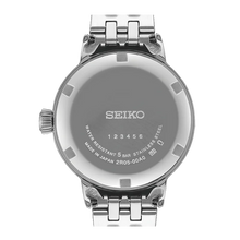 Load image into Gallery viewer, Seiko Presage Cocktail Time Automatic Skydiving Diamonds Blue Dial Silver Steel Strap Watch for Women - SRE007J1