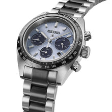 Load image into Gallery viewer, Seiko Prospex Speedtimer Solar Chronograph Limited Edition Blue Dial Two Tone Steel Strap Watch for Men - SSC909