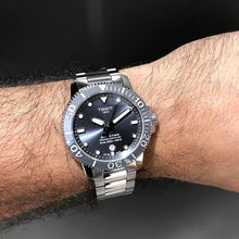 Load image into Gallery viewer, Tissot Seastar 1000 Powermatic 80 Grey Dial Silver Steel Strap Watch for Men - T120.407.11.081.01