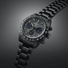 Load image into Gallery viewer, Seiko Prospex Speedtimer The Black Series Limited Edition Black Dial Black Steel Strap Watch for Men - SSC917