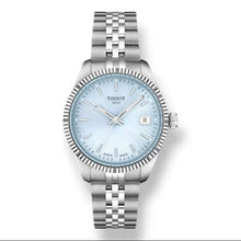 Load image into Gallery viewer, Tissot Ballade Quartz Blue Dial Silver Steel Strap Watch for Women - T156.210.11.351.00
