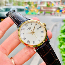 Load image into Gallery viewer, Tissot Classic Dream Ivory Dial Brown Leather Strap Watch for Men - T129.410.26.263.00