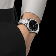 Load image into Gallery viewer, Tissot PR 100 Black Dial Silver Steel Strap Watch for Men - T150.410.11.051.00