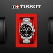 Load image into Gallery viewer, Tissot PR516 Chronograph Black Dial Silver Steel Strap Watch for Men - T149.417.11.051.00