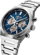 Load image into Gallery viewer, Seiko Conceptual Chronograph Blue Dial Silver Steel Strap Watch for Men- SSB453P1