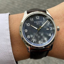 Load image into Gallery viewer, Tissot T-Sport Gent XL Black Dial Black Leather Strap Watch for Men - T116.410.16.057.00