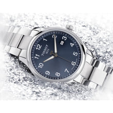 Load image into Gallery viewer, Tissot T-Sport Gent XL Blue Dial Silver Steel Strap Watch for Men - T116.410.11.047.00