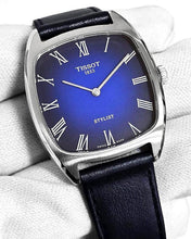 Load image into Gallery viewer, Tissot Stylist Quartz Blue Dial Blue Leather Strap Watch for Men - T159.909.16.043.00