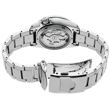 Load image into Gallery viewer, Seiko 5 Sports SKX Street Stonewash Black Dial Silver Steel Strap Watch for Men - SRPL79K1