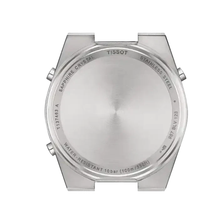 Tissot Digital Quartz Black Dial Silver Steel Strap Watch for Men - T137.463.11.050.00