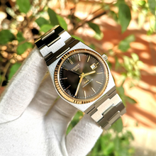 Load image into Gallery viewer, Tissot PRX Powermatic 80 18K Gold Brown Dial Silver Steel Strap Watch for Men - T931.407.41.291.00