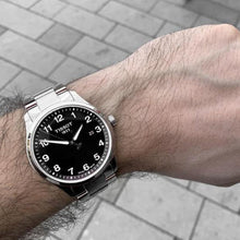 Load image into Gallery viewer, Tissot T-Sport Gent XL Black Dial Silver Steel Strap Watch for Men - T116.410.11.057.00