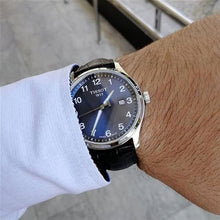 Load image into Gallery viewer, Tissot T-Sport Gent XL Blue Dial Brown Leather Strap Watch for Men - T116.410.16.047.00