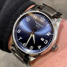 Load image into Gallery viewer, Tissot T-Sport Gent XL Blue Dial Silver Steel Strap Watch for Men - T116.410.11.047.00