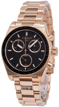 Load image into Gallery viewer, Tissot PRS 516 Chronograph Black Dial Rose Gold Steel Strap Watch for Men - T149.417.33.051.00