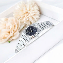Load image into Gallery viewer, Tissot PRX Quartz Diamonds Black Dial Silver Steel Strap Watch for Women - T137.010.11.056.00
