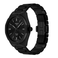Load image into Gallery viewer, Tissot PRC 100 Solar Quartz Black Dial Black Steel Strap Watch for Men - T151.422.33.051.00