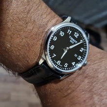 Load image into Gallery viewer, Tissot T-Sport Gent XL Black Dial Black Leather Strap Watch for Men - T116.410.16.057.00
