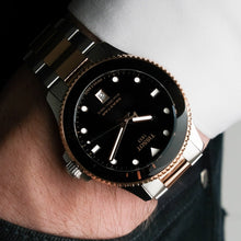 Load image into Gallery viewer, Tissot Seastar 1000 Quartz Black Dial Two Tone Steel Strap Watch for Men - T120.410.22.051.01
