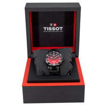 Load image into Gallery viewer, Tissot Seastar 1000 Red Dial Black Steel Strap Watch for Men - T120.410.33.421.00