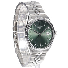 Load image into Gallery viewer, Tissot Ballade Quartz Green Dial Silver Steel Strap Watch for Men - T156.410.11.091.00