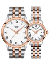 Load image into Gallery viewer, Tissot T Classic Dream Quartz White Dial Two Tone Steel Strap Watch for Men - T129.410.22.013.00