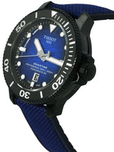 Load image into Gallery viewer, Tissot Seastar 2000 Professional Powermatic 80 Blue Dial Blue Nylon Strap Watch for Men - T120.607.37.041.00