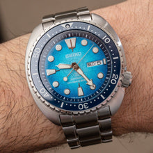 Load image into Gallery viewer, Seiko Prospex US Special Edition Automatic Blue Dial Silver Steel Strap Watch for Men - SRPH59