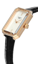 Load image into Gallery viewer, Tissot SRV White Mother of Pearl Dial Black Leather Strap Watch for Women - T160.110.36.113.00