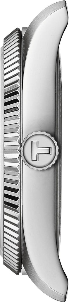 Tissot Ballade Quartz Green Dial Silver Steel Strap Watch for Women - T156.210.11.091.00