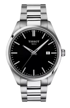 Load image into Gallery viewer, Tissot PR 100 Black Dial Silver Steel Strap Watch for Men - T150.410.11.051.00