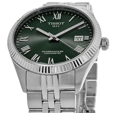 Load image into Gallery viewer, Tissot Ballade Powermatic 80 COSC Green Dial Silver Steel Strap Watch for Men - T156.408.11.093.00