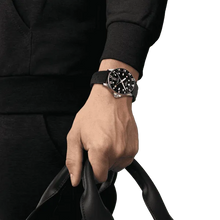 Load image into Gallery viewer, Tissot Seastar 1000 Quartz Black Dial Black Steel Strap Watch for Men - T120.410.33.051.00