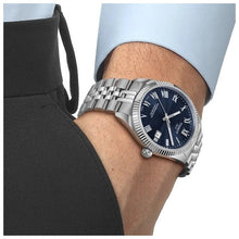 Load image into Gallery viewer, Tissot Ballade Powermatic 80 COSC Blue Dial Silver Steel Strap Watch for Men - T156.408.11.043.00