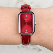 Load image into Gallery viewer, Tissot SRV Red Dial Red Leather Strap Watch for Women - T160.110.16.423.00