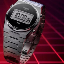 Load image into Gallery viewer, Tissot Digital Quartz Black Dial Silver Steel Strap Watch for Men - T137.463.11.050.00