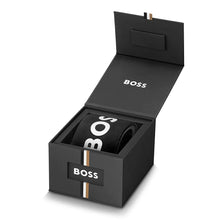 Load image into Gallery viewer, Hugo Boss Strike Black Dial Silver Steel Strap Watch for Men - 1514170