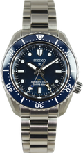 Load image into Gallery viewer, Seiko Prospex 1968 Heritage Divers GMT The Great Wave Limited Edition Blue Dial Silver Steel Strap Watch for Men - SPB509J1