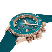 Load image into Gallery viewer, Tissot Seastar 1000 Chronograph Turqouise Dial Turqouise Rubber Strap Watch for Women - T120.217.37.041.00