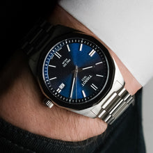 Load image into Gallery viewer, Tissot PRC 100 Solar Quartz Blue Dial Silver Steel Strap Watch for Men - T151.422.11.041.00