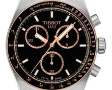 Load image into Gallery viewer, Tissot PR516 Chronograph Black Dial Two Tone Steel Strap Watch for Men - T149.417.22.051.01